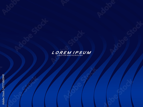 Premium background design with dark blue luxury motif. Vector horizontal template, for digital lux business banners, contemporary formal invitations, luxury vouchers, gift certificates, etc.	