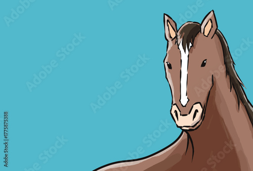 年賀状, 午年, 馬, 午, 謹賀新年, 和風, 和柄, 筆文字, 文字, 手書き, ハッピーニューイヤー