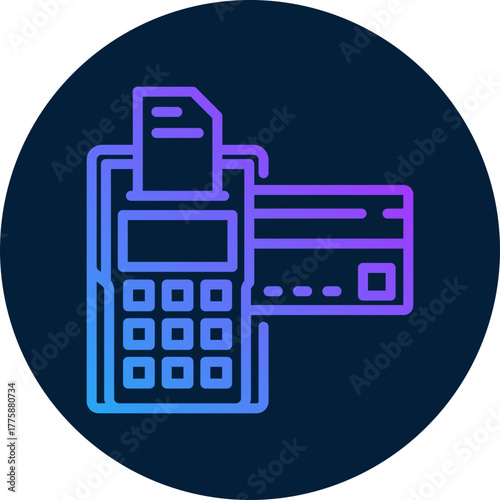 Debit card  icon for audit, business, website, application, printing, document, poster design, etc