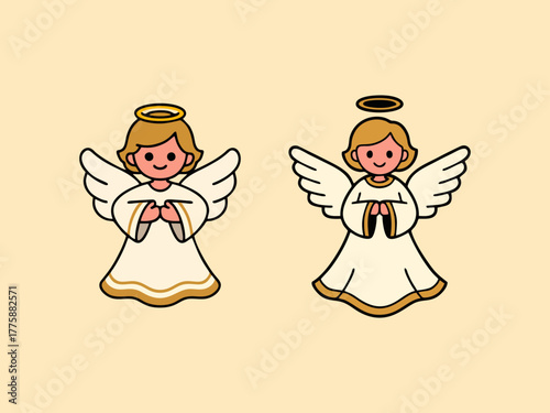 A small angel as a tree topper decoration