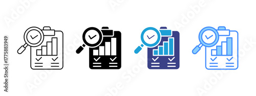 Best Practice icon set multiple style collection