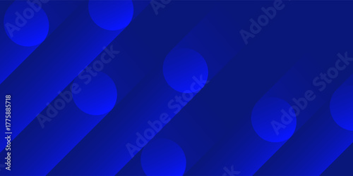 Abstract blue background with glowing geometric lines. Modern blue gradient square shape design. Futuristic technology concept. Suit for brochure, corporate, website, poster, banner, cover modern
