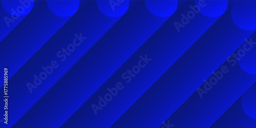 Abstract blue background with glowing geometric lines. Modern blue gradient square shape design. Futuristic technology concept. Suit for brochure, corporate, website, poster, banner, cover modern
