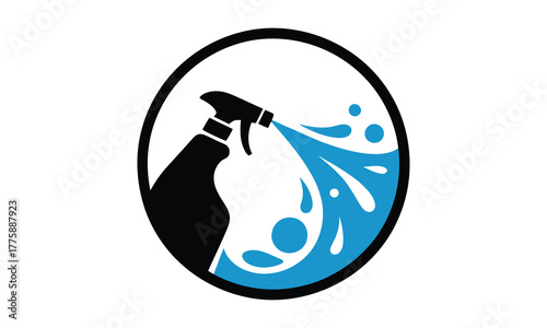 Cleaning spray bottle concept