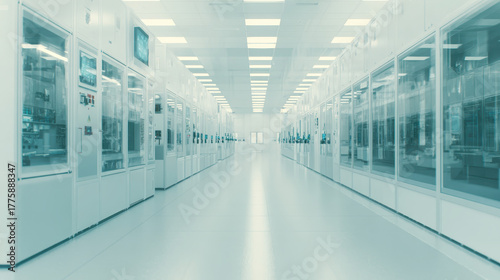 無人化半導体クリーンルームの自動搬送ライン / Automated Transport Line in Unmanned Semiconductor Cleanroom
