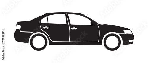 Car design. Vector representation