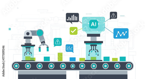Streamline production with AI powered automation, robotic arm precision for quality control, and efficient manufacturing processes with advanced technology
