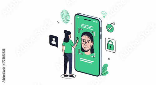 Verification ID using system of face recognition and 