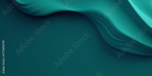 Abstract blue soft silk wave background featuring smooth flowing curves, light, and a vibrant color design pattern