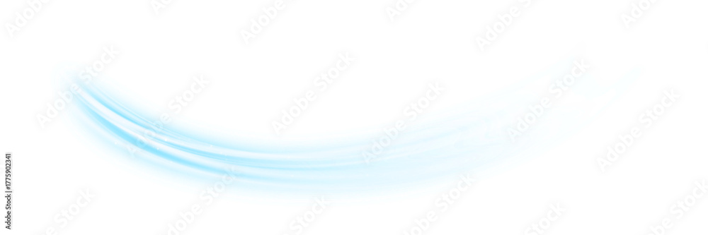 Obraz premium Abstract Blue Light Stream, Gentle glowing wave creating a futuristic and dreamy atmosphere.