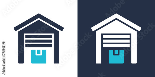 Storage Icon. Flat Style Vector Illustration