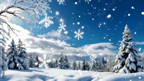 A collection of artistic light effects, bokeh, snow, and winter landscapes featuring bright colors, sparkling elements, and magical atmospheres for creative, Christmas holiday and decorative designs.