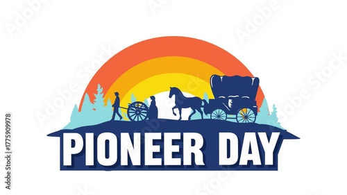 Wallpaper Mural Happy Pioneer Day, United States Torontodigital.ca