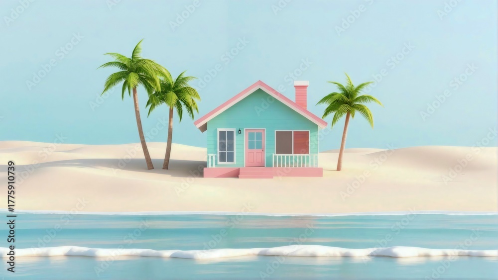 Fototapeta premium tropical beach resort