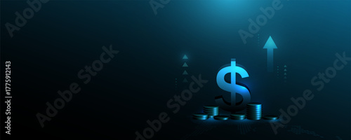 Background images about finance, investment, marketing, trading.