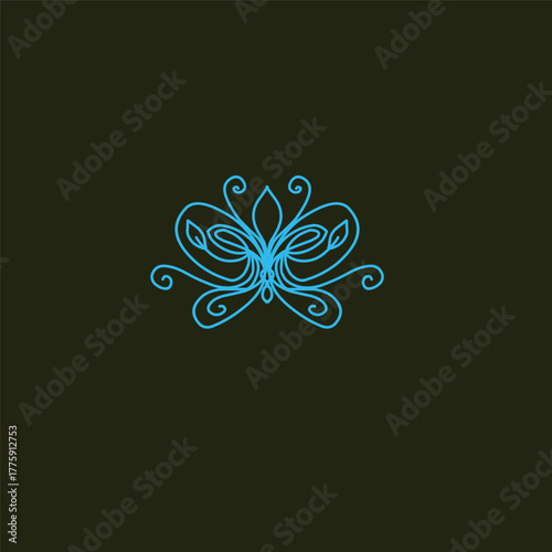 abstract floral background with flowers