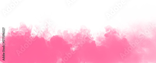 Pink stage smoke mist effect transparent PNG, isolated background cutout, fog machine cloud
