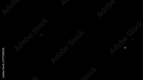 White luxury glitter light trail sparkling star dust spiral particle magic light effect, curve trail magic sparkling bokeh effects. glitter sparkle animated explosion black screen background. 4k video