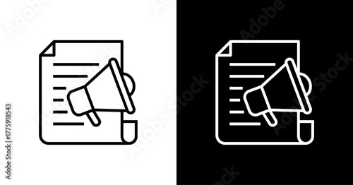 Promotion  White Icon Set Design