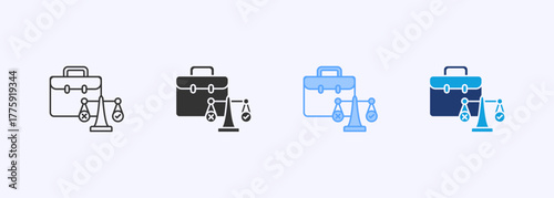 Business Ethics Icon Set Multiple Style Collection