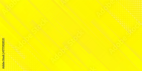Solid Yellow Background with Subtle Diagonal Light Yellow Lines and Shapes, Forming a Gradient Transition and Dynamic Depth Effect for a Clean, Minimalist, Textured Abstract Design
