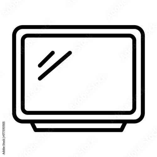 Minimalist Oven Line Icon