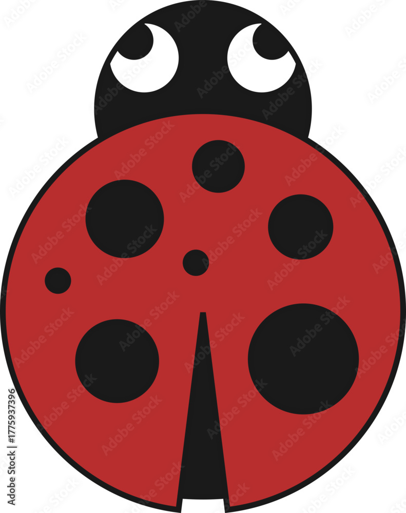 Obraz premium Cute Cartoon Insect Element