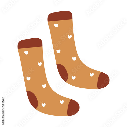 cute hand drawing cartoon socks for fashion, style
