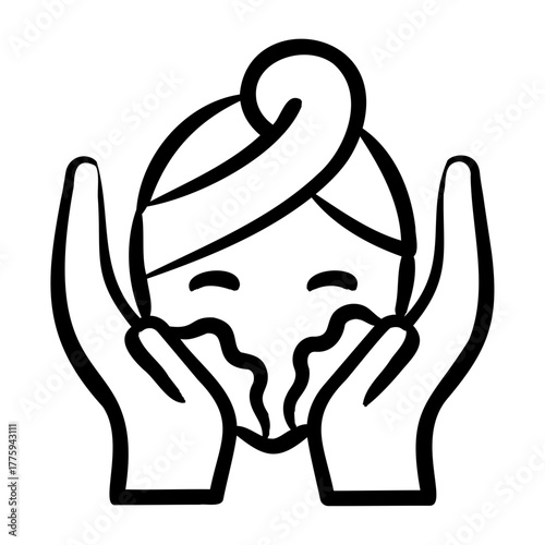 Facial Icon - Handdrawn