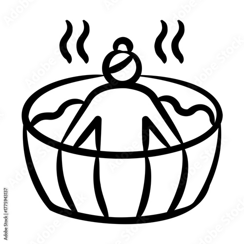 Jacuzzi Icon - Handdrawn