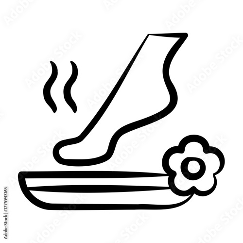 Pedicure Icon - Handdrawn