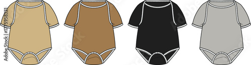 Infant Bodysuit Set Cozy & Comfortable Baby Apparel for Everyday Wear