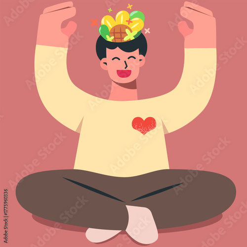 To be happy with yourself