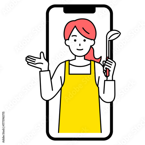スマホのオンライン料理教室