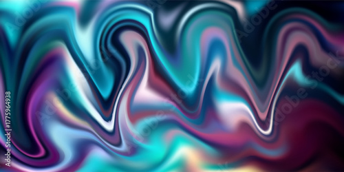 Abstract colorful liquid gradient background with smooth flowing lines, vibrant blend of blue, pink, purple, and teal tones,modern digital art wallpaper.