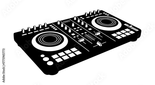 Modern DJ controller for creating vibrant music sets and energetic parties