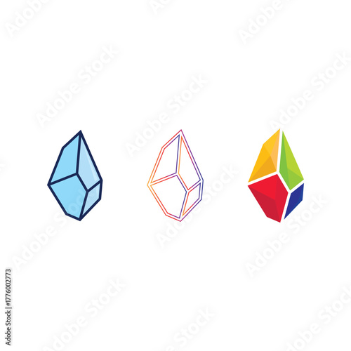 Diamond Logo Design for Jewelry Store and Premium Fashion Brand Identity