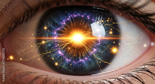 Eye of the Future - A Glimpse into Technological Vision.