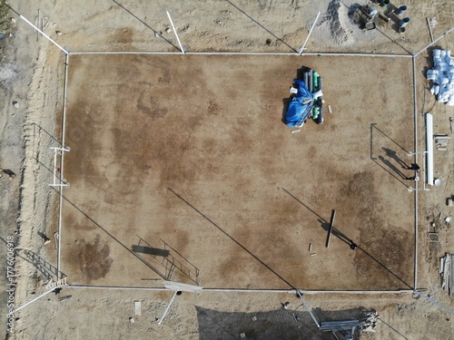Construcción de campo de fútbol soccer