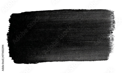 Black Paint Brush Stroke Texture Background