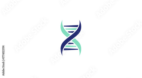 Striking DNA helix conveys modern science innovation and genetic research for healthcare solutions and biotechnology advancements in medicine