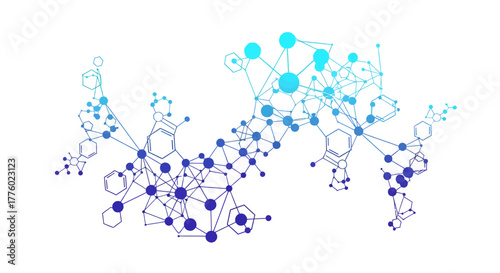 Modern science connecting molecules creates vibrant research background, innovative technology, and advanced medical breakthroughs using chemistry connections