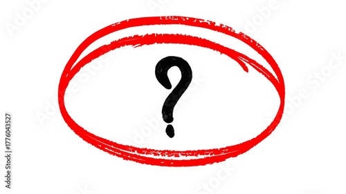 animated hand-drawn black circles. Marker and highlighter style sketch elements for emphasizing content.