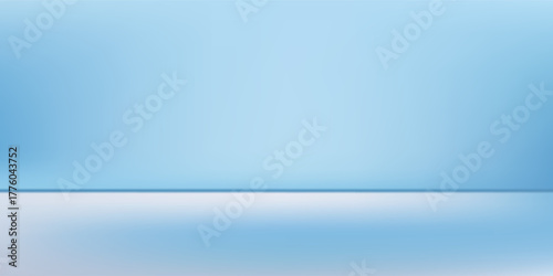Design pastel blue background for product display or mock up with shadow abstract modern