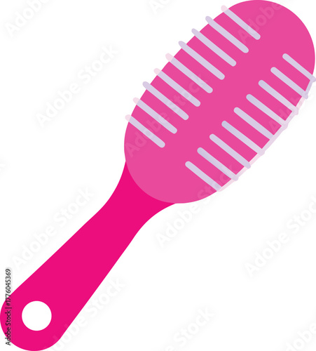 plastic comb isolated on white background