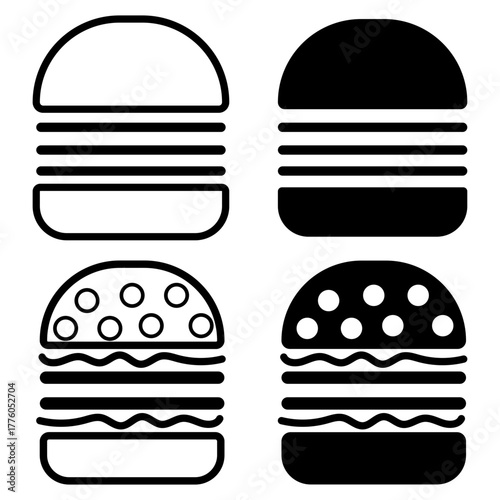 Menu / Hamburger Icon Set — Modern, Minimal, and Intuitive UI Vector Collection