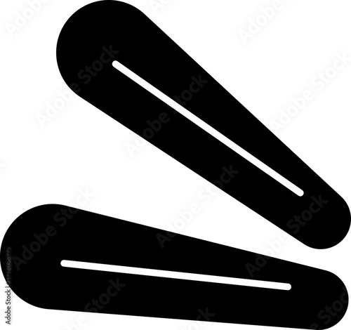 Hair accessory icon ,fashion hair clips, headbands, pins, combs, scrunchies, ribbons, and styling tools for beauty, salon, hairstyle, and personal care graphic design elements, female hair, for web