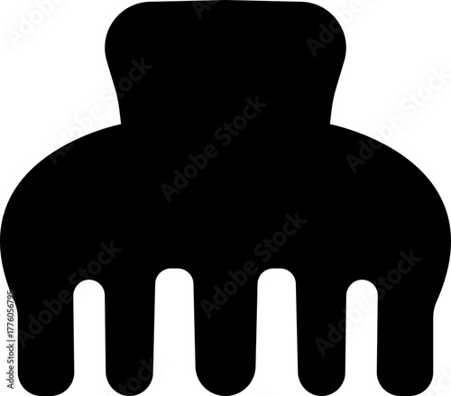 Hair accessory icon ,fashion hair clips, headbands, pins, combs, scrunchies, ribbons, and styling tools for beauty, salon, hairstyle, and personal care graphic design elements, female hair, for web