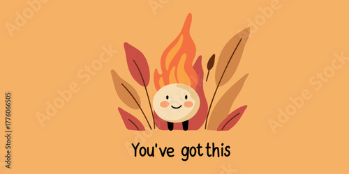 vector illustration you’ve got this motivational poster