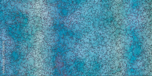 Blue patterned cloth material background with water texture for clean swimming pool wallpaper